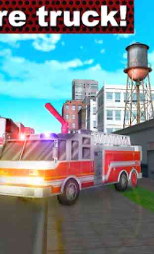Fire Truck Emergency Driver 3D 1