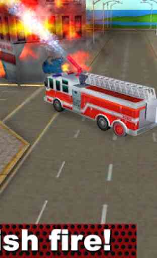 Fire Truck Emergency Driver 3D 2