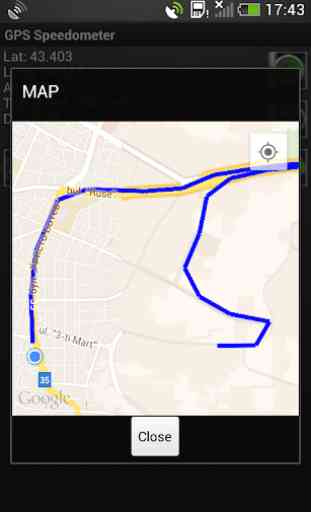 GPS Tachimetro in mph o kph 4