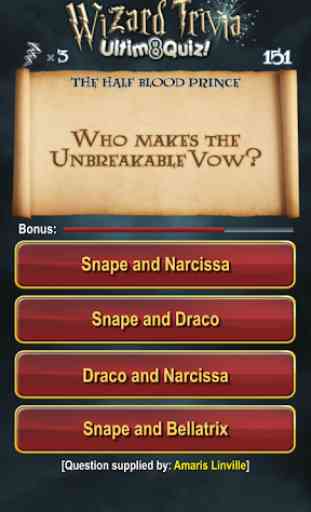Harry Potter Wizard Quiz: U8Q 3