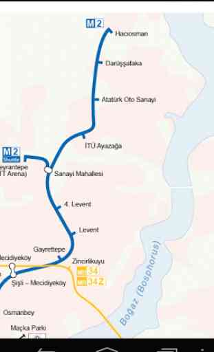 Istanbul Metro e tram Mappa 2019 3
