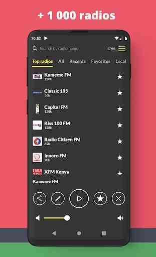 Radio Kenya: Radio FM gratuita, App Radio 2