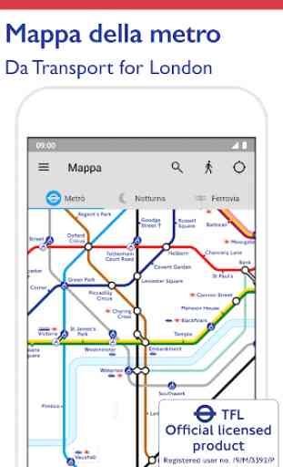 Tube Map - Planner per viaggi in metro a Londra 2