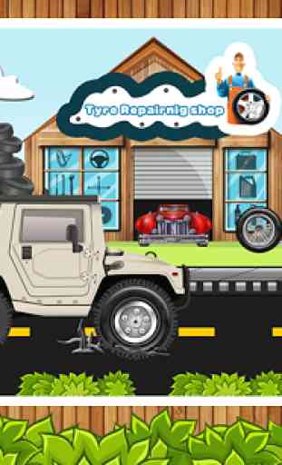 Tyre Repair Shop – Garage Game 1