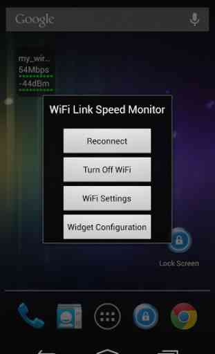 WiFi Status(Link Speed) Widget 2