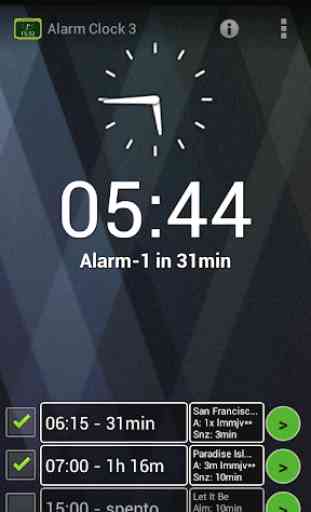 Alarm Clock 3- sveglia musica 1