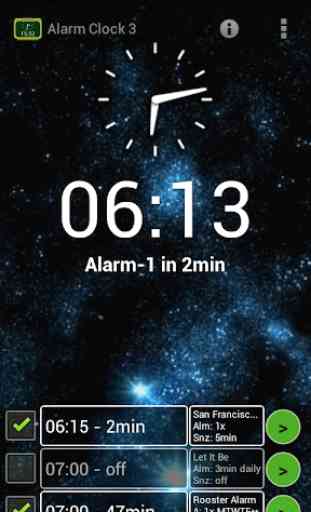 Alarm Clock 3- sveglia musica 2