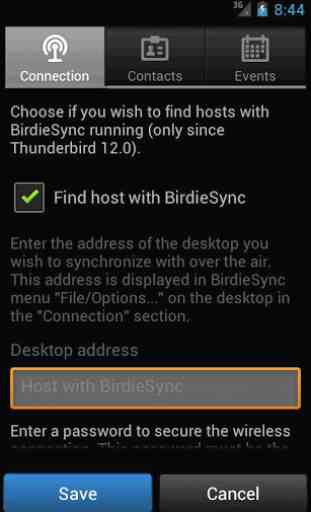 BirdieSync for Thunderbird 2