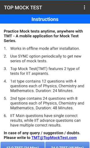IIT JEE & NEET Top Mock Test 4