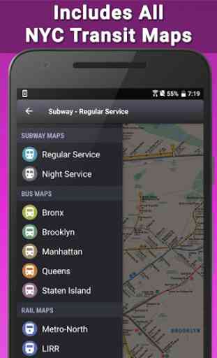Maps of NYC Subway, Bus, Rail (MTA) 4