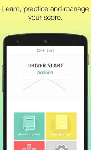 Permit Test AZ Arizona MVD DOT Driver's License Ed 1