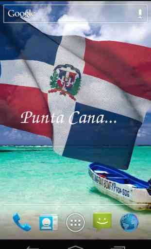 Dominican Republic Flag Live Wallpaper 3
