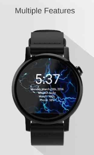 Electric Energy Watch Face - Wear OS Smartwatch 2