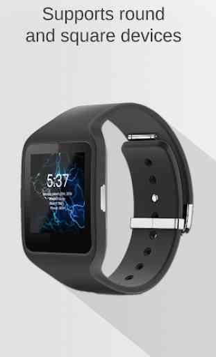 Electric Energy Watch Face - Wear OS Smartwatch 3