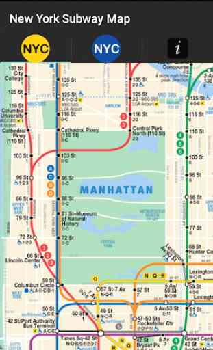 New York Subway Map, NYC Metro 2