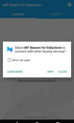 nRF Beacon for Eddystone 1