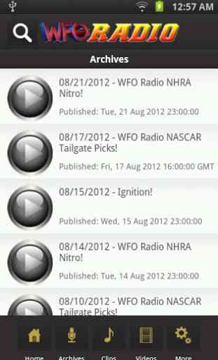 WFO Radio NHRA NASCAR Podcast 1