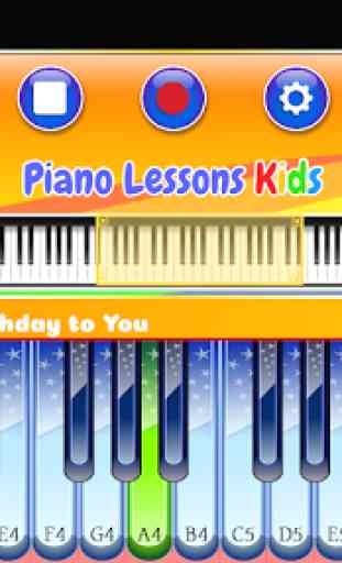 Lezioni di pianoforte per bambini 1