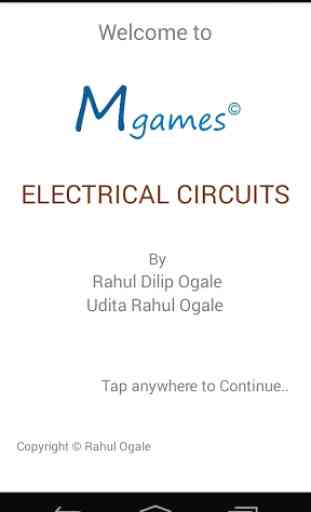 MGames: Electric circuits 1