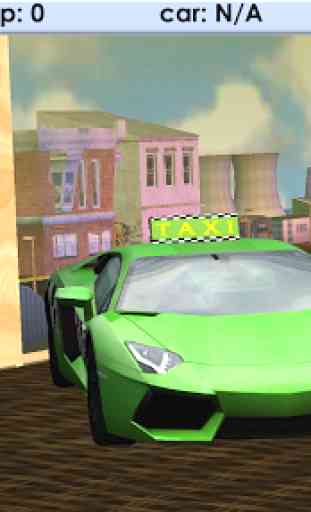 3D Taxi Drag Race 2