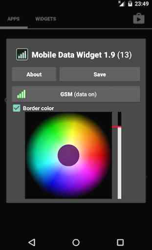 Mobile Data Widget 2