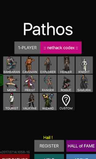 Pathos: Nethack Codex 1