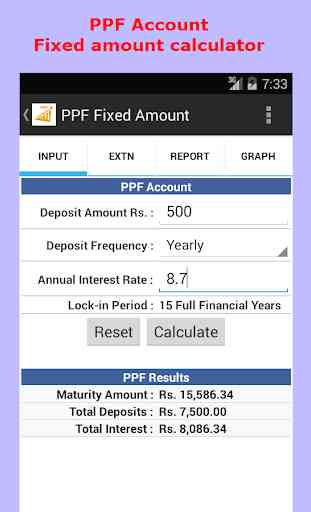 PPF Calculator - India Pro 2