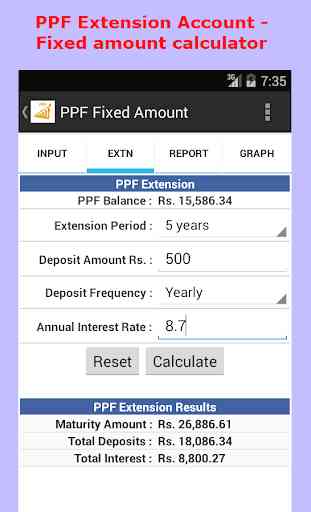 PPF Calculator - India Pro 4