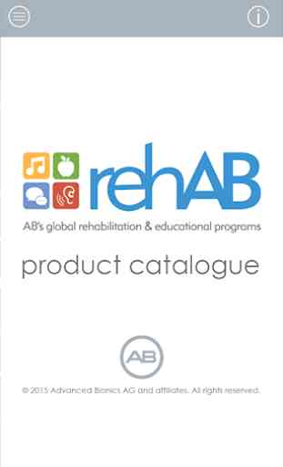 rehAB Catalogue App 1
