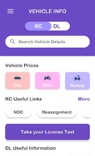vehicle info - vehicle owner details,licence check 1