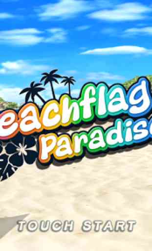 Beach Flag Paradise 1