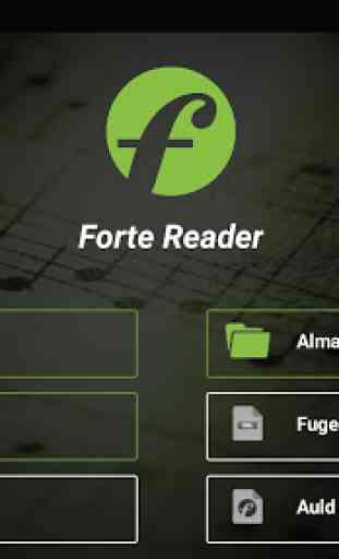 Forte Sheet Music Reader 1
