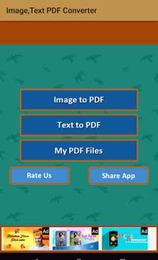 Image, Text Content to PDF Converter 1