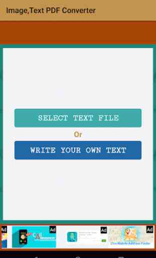 Image, Text Content to PDF Converter 3