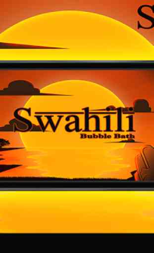 Learn Swahili Bubble Bath Game 1