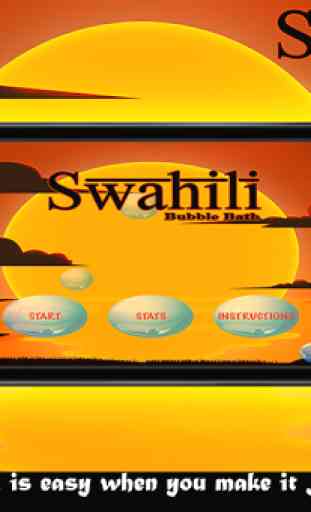 Learn Swahili Bubble Bath Game 2
