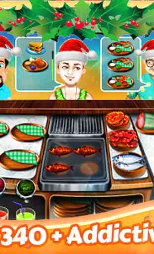 Santa Restaurant Cooking Game 4