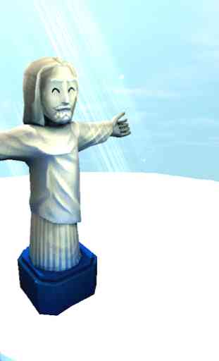 Statua di Cristo Redentore 3D 2