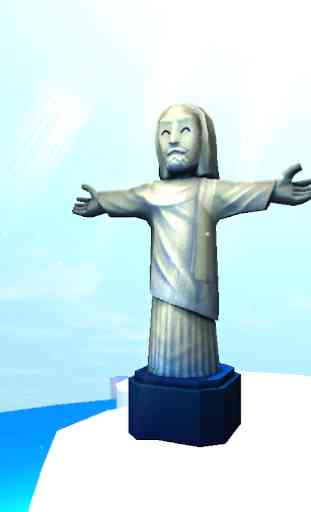 Statua di Cristo Redentore 3D 3