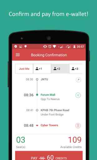 EasyCommute Cabs app - Shuttles for office commute 3