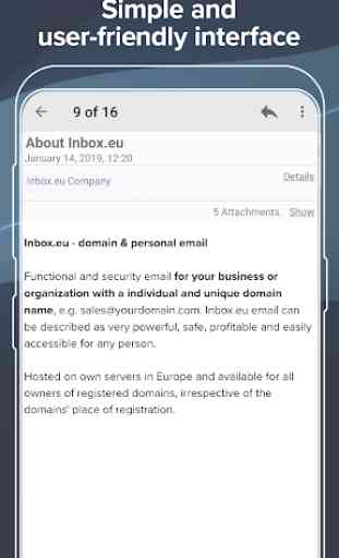 Inbox.eu - domain & personal email 4