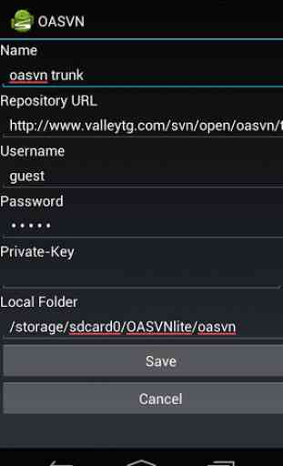 Open Android SVN PRO (OASVN) 1