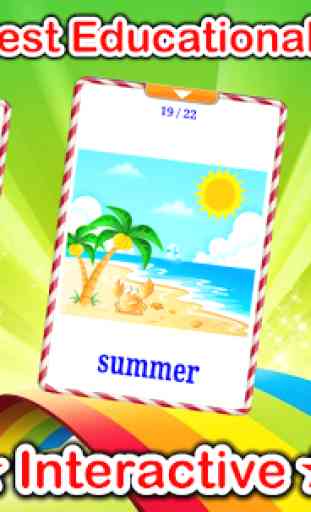 Weather and Seasons Cards (Learn Languages) 1