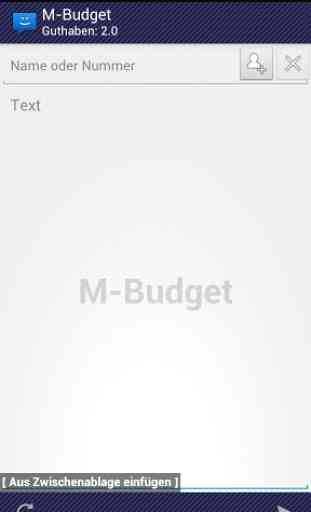 WebSMS: M-Budget Connector 2