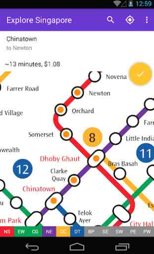 Explore Singapore MRT map 2