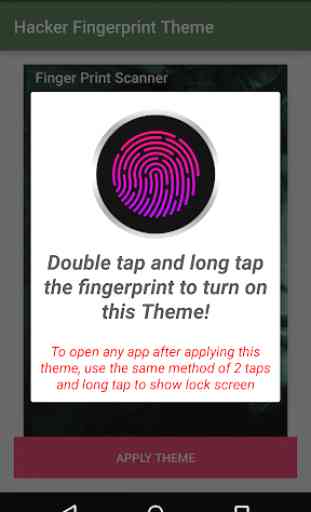 Hacker TouchScan AppLock Fake 3