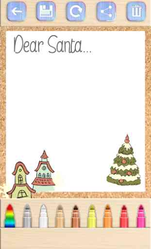 scrivere una lettera a Babbo - cartoline di Natale 1