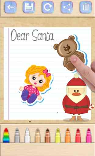 scrivere una lettera a Babbo - cartoline di Natale 3