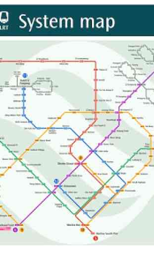 Singapore MRT e LRT Map 2020 4