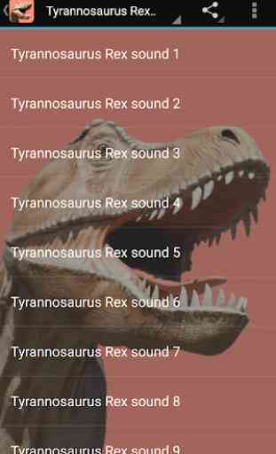 Tyrannosaurus Rex Sounds 3